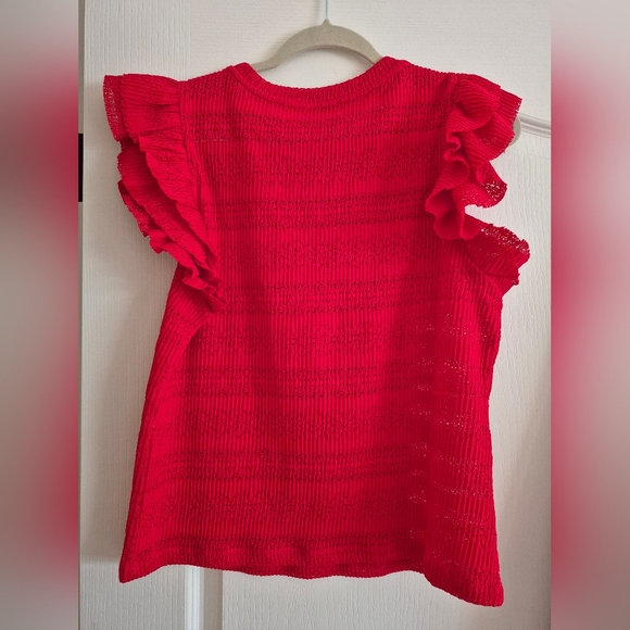 Marc New York red sweater top sz L NEW - Picture 4 of 4